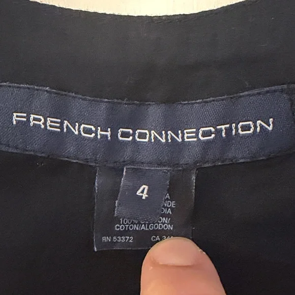 French Connection Women’s Black Beaded and Embroidered Bohemian Mini Dress, 4 - Picture 2 of 8